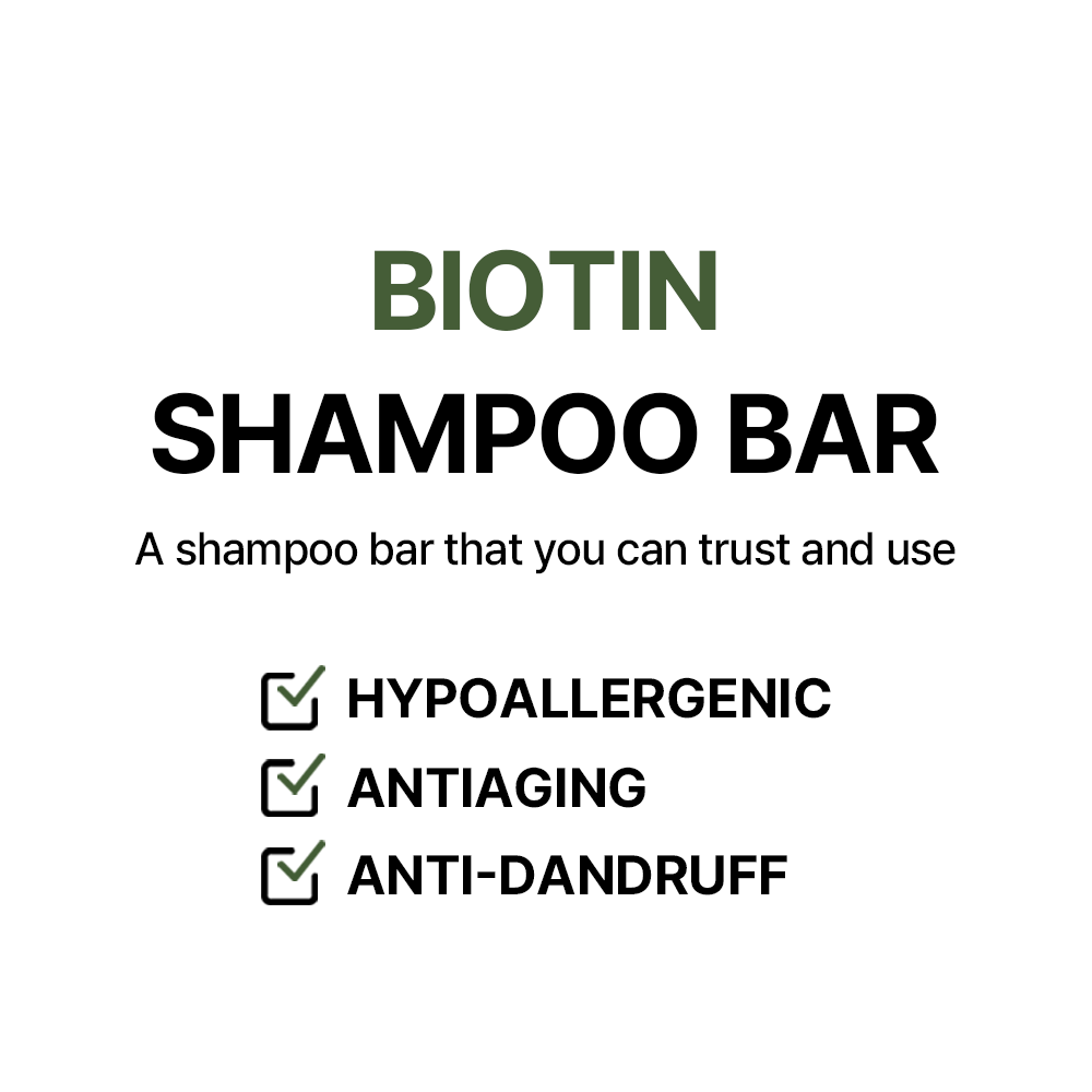 [1+1] BYNEWCELL Panthenol and Biotin moisturizing shampoo bar