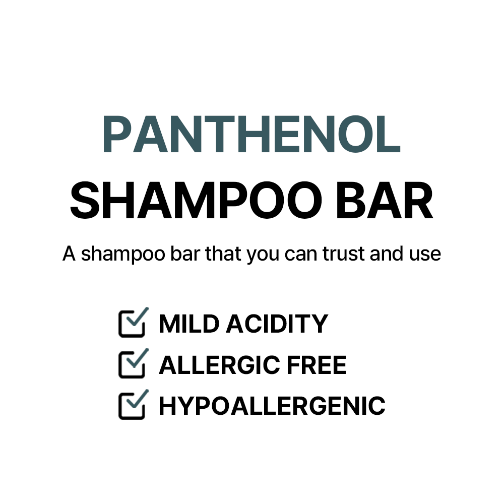 [1+1] BYNEWCELL Panthenol and Biotin moisturizing shampoo bar